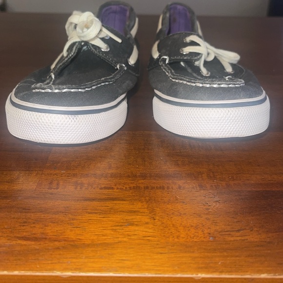 Sperry Ladies Bahama Canvas Shoes Boat Top Sider Size 7.5M 9771619 Grey - Picture 7 of 11